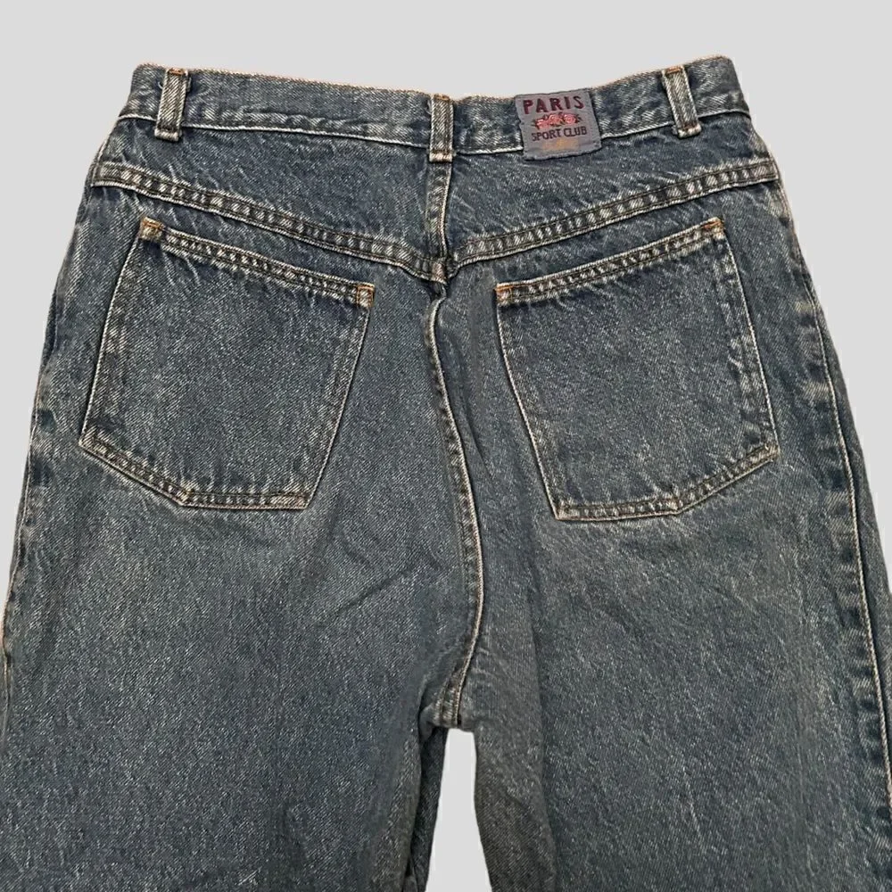 Vintage Paris Sport Club Relaxed Fit Denim Jeans